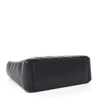 Chanel Caviar Quilted Petit Shopping Tote PST Black 4 of 11