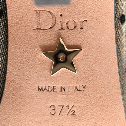 Christian Dior Mesh Plumetis Tulle D-Moi Pumps 37.5 Black 6 of 8