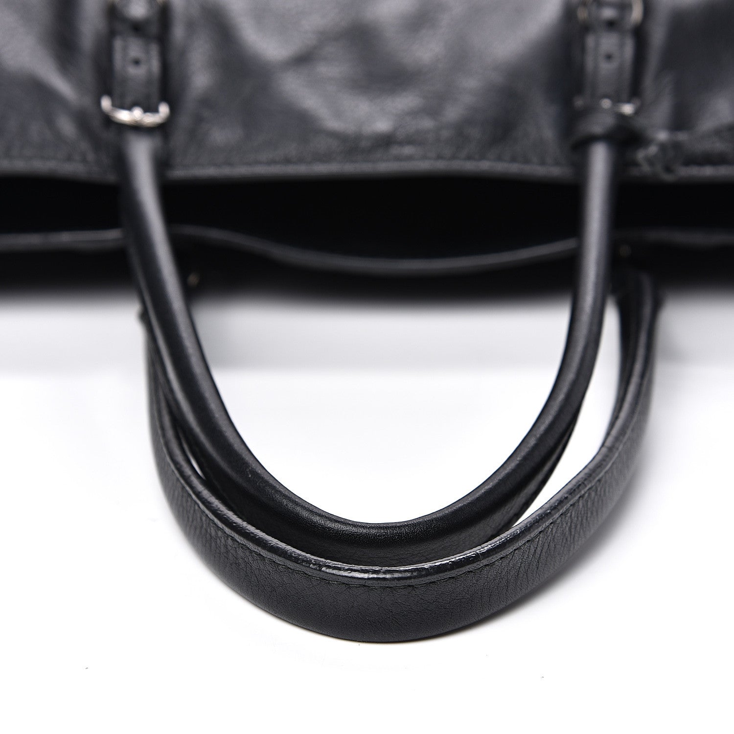 Balenciaga Veau Papier A5 Zip Around Tote Black 9 of 10