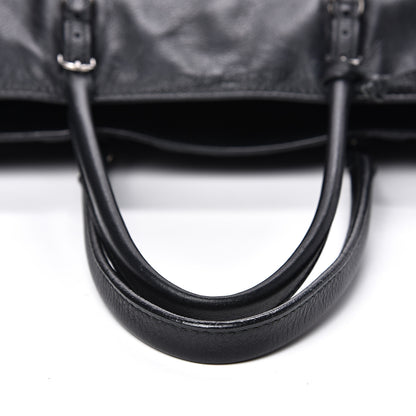 Balenciaga Veau Papier A5 Zip Around Tote Black 9 of 10