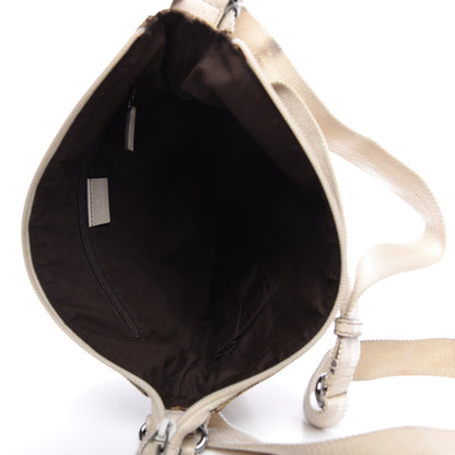 Gucci Monogram Calfskin Perforated Medium Flat Messenger Bag Off White 5 of 12