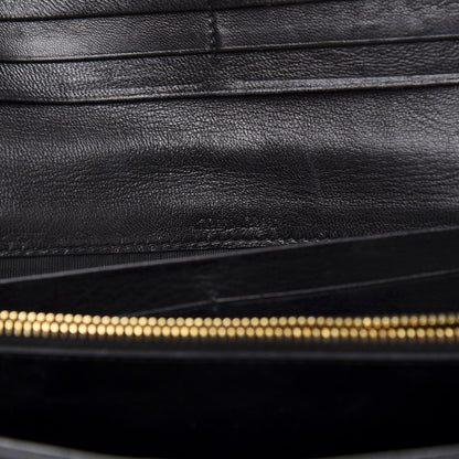 Miu Miu Nappa Matelasse Flap Wallet Black 10 of 13
