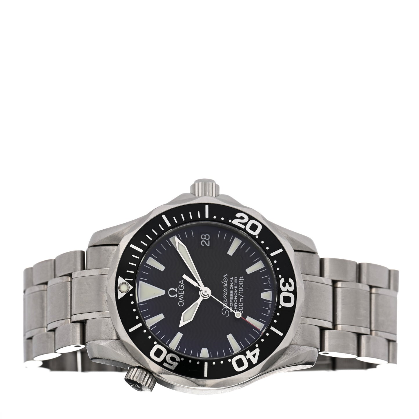 Stainless Steel 36mm Seamaster Professional Automatic Watch Black 2252.50.00