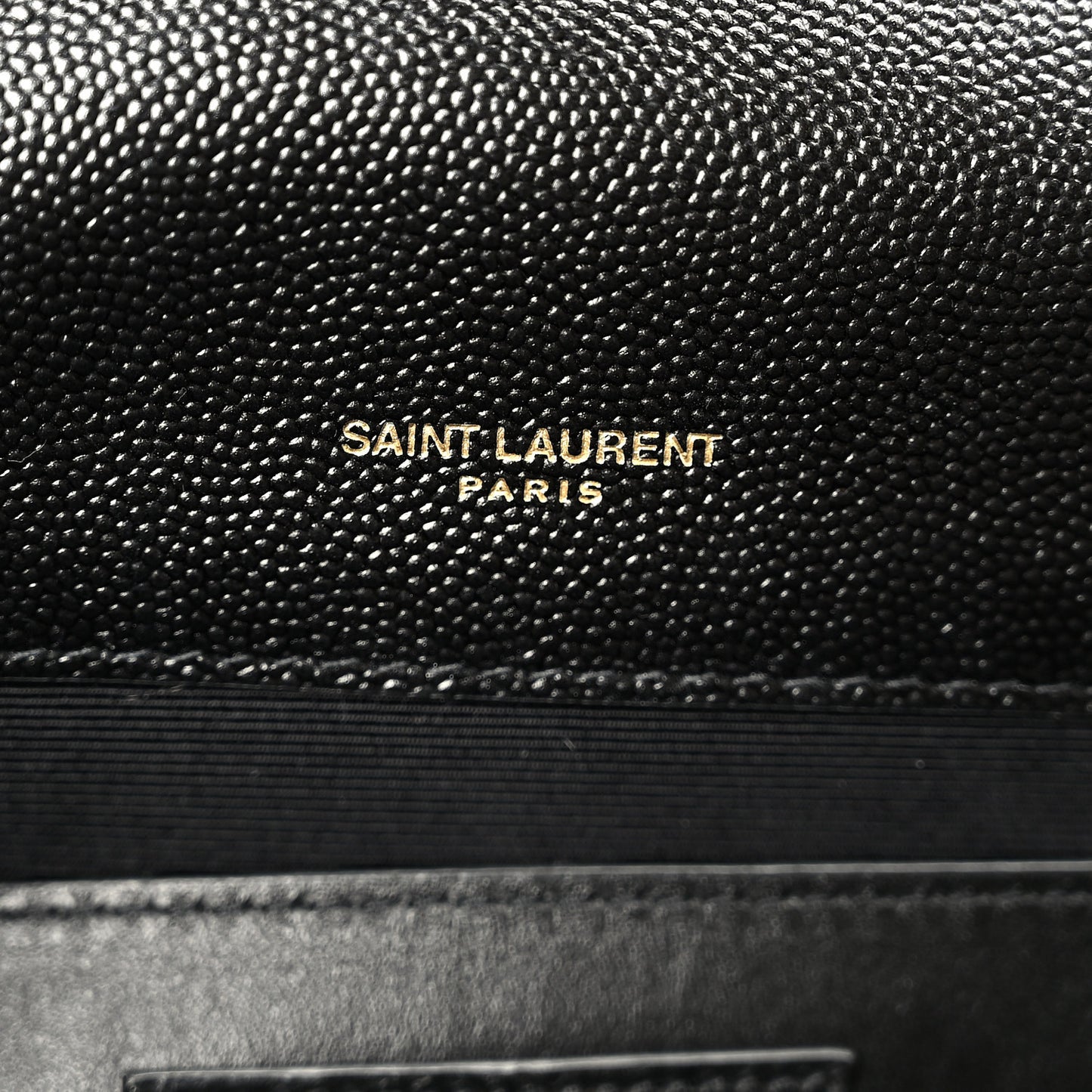 Grain De Poudre Textured Mixed Matelasse Triquilt Medium Monogram Satchel Black