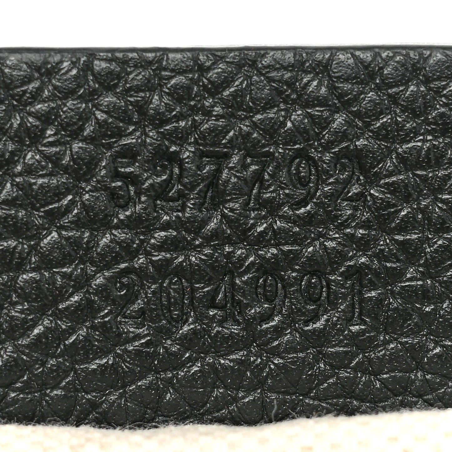 Grained Calfskin Small Logo Belt Bag Black