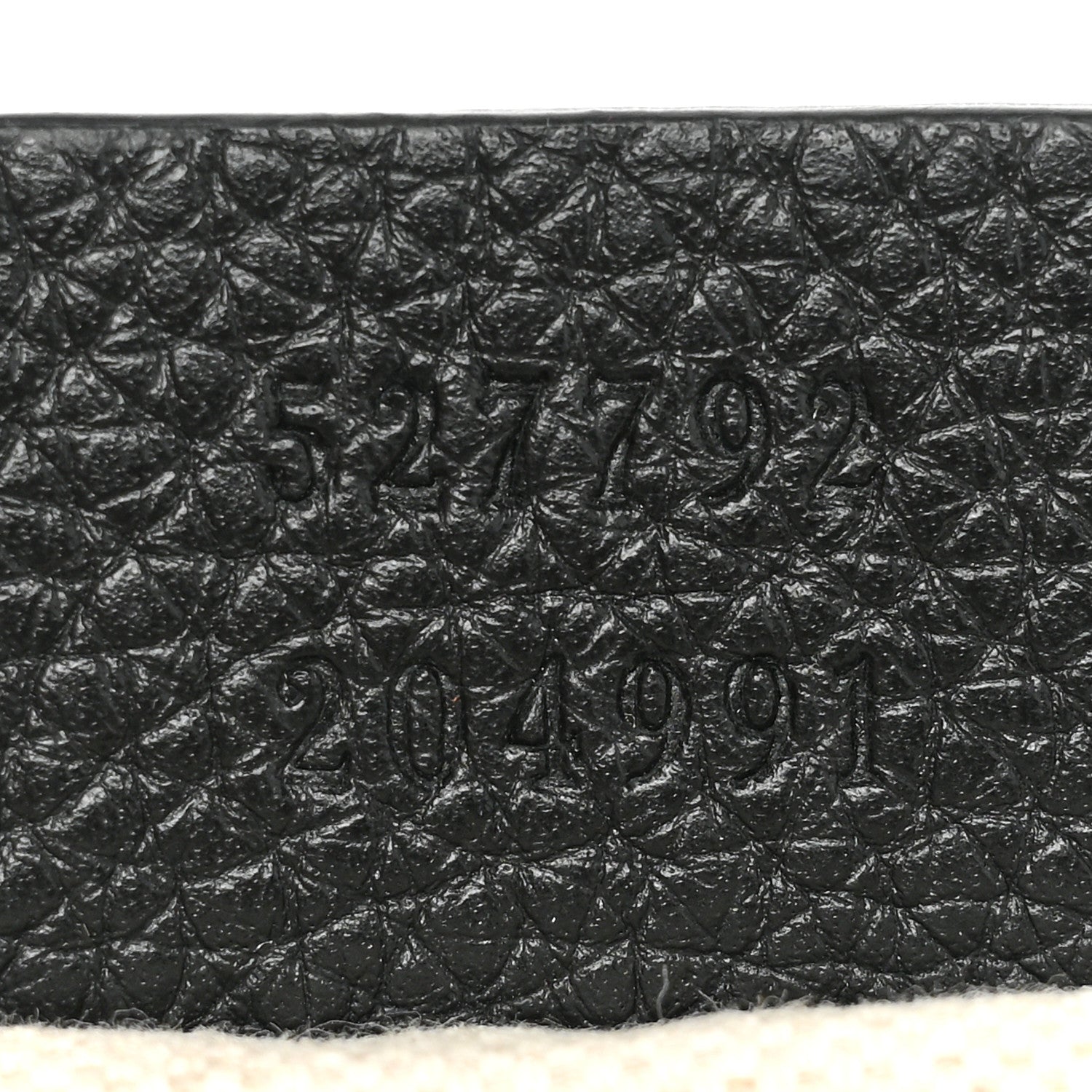 Gucci Grained Calfskin Small Logo Belt Bag Black 7 of 8