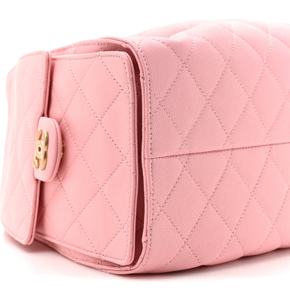 Chanel Caviar Quilted Small Chanel 25 Handbag Light Pink 10 of 10