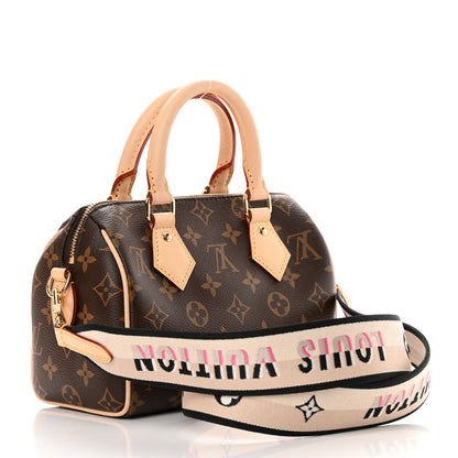 Louis Vuitton Monogram Speedy Bandouliere 20 Black 3 of 9