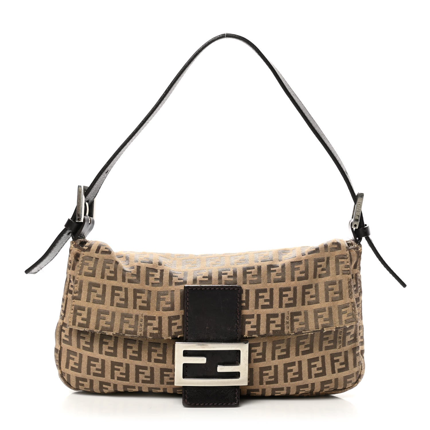 Fendi Zucchino Mini Mama Baguette Tobacco 1 of 14