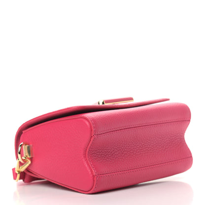 Louis Vuitton Taurillon Smooth Calfskin Scrunchie Twist One Handle PM Pondichery Pink 4 of 8
