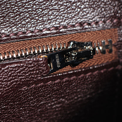 Hermes Shiny Niloticus Crocodile Birkin 30 Chocolate 22 of 25