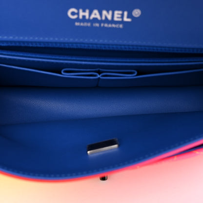 Chanel Calfskin Quilted Medium Rainbow Double Flap Multicolor 5 of 11