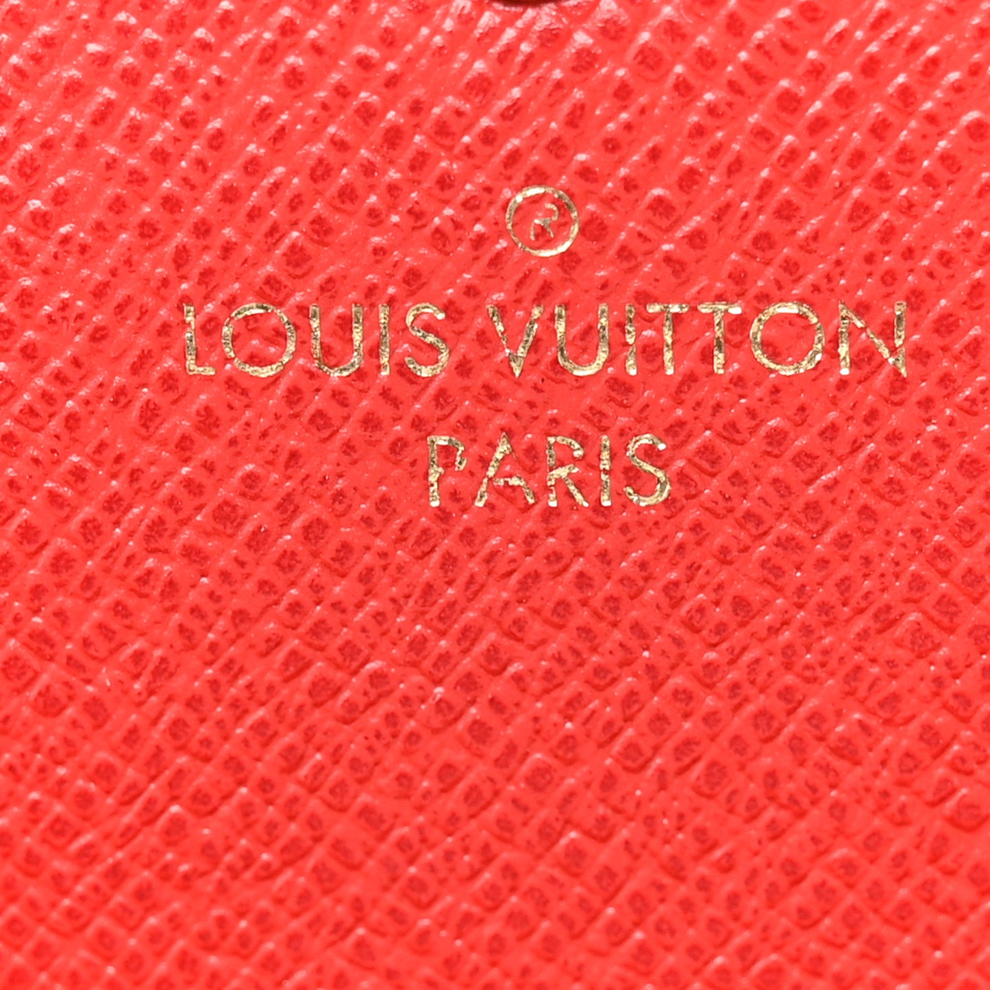Monogram Sarah Wallet NM Coquelicot