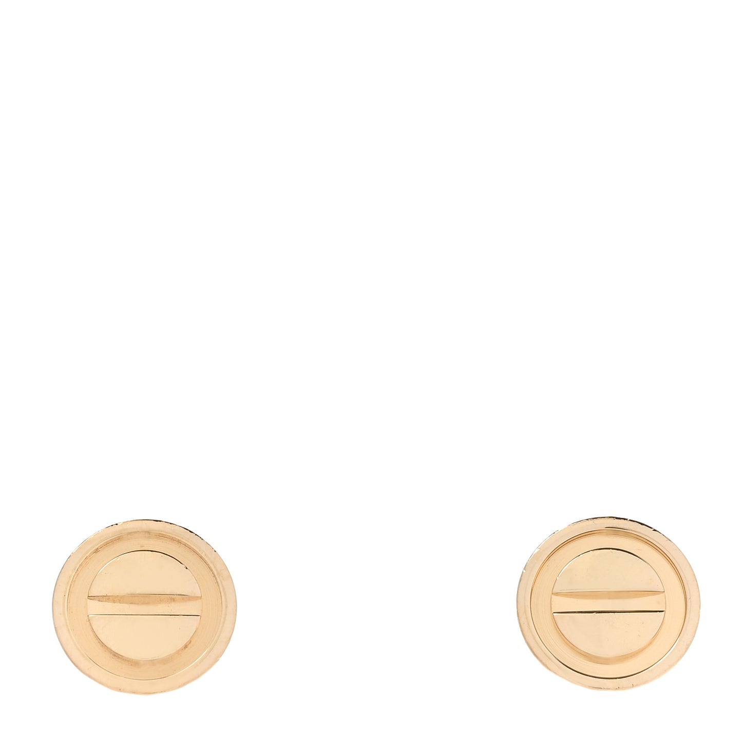 18K Yellow Gold LOVE Earrings