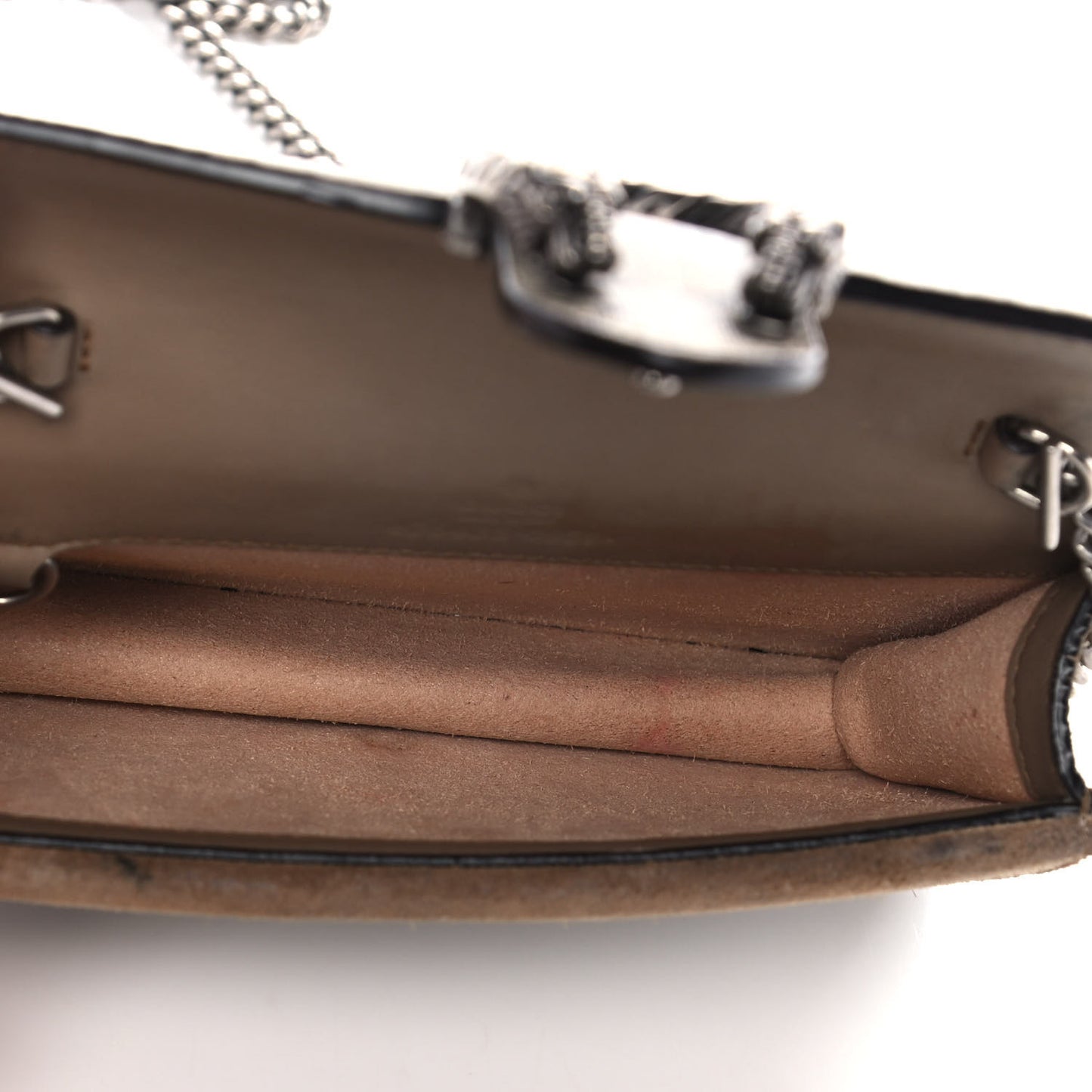 GG Supreme Monogram Super Mini Dionysus Shoulder Bag Taupe