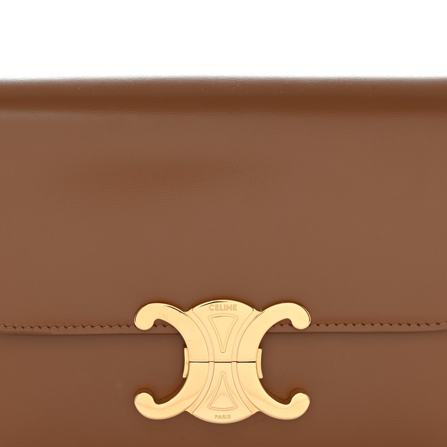 Shiny Calfskin Teen Triomphe Bronze