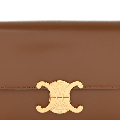 Celine Shiny Calfskin Teen Triomphe Bronze 8 of 15