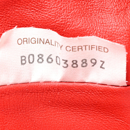 Bottega Veneta Nappa Maxi Intrecciato The Pouch Oversized Clutch Bright Red 7 of 8