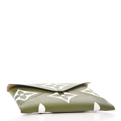 Louis Vuitton Monogram Giant Large Kirigami Pochette Kaki 4 of 7