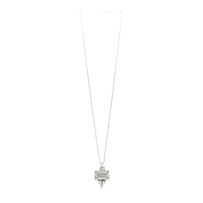 Chrome Hearts Sterling Silver Three Trinkets Necklace 4 of 9