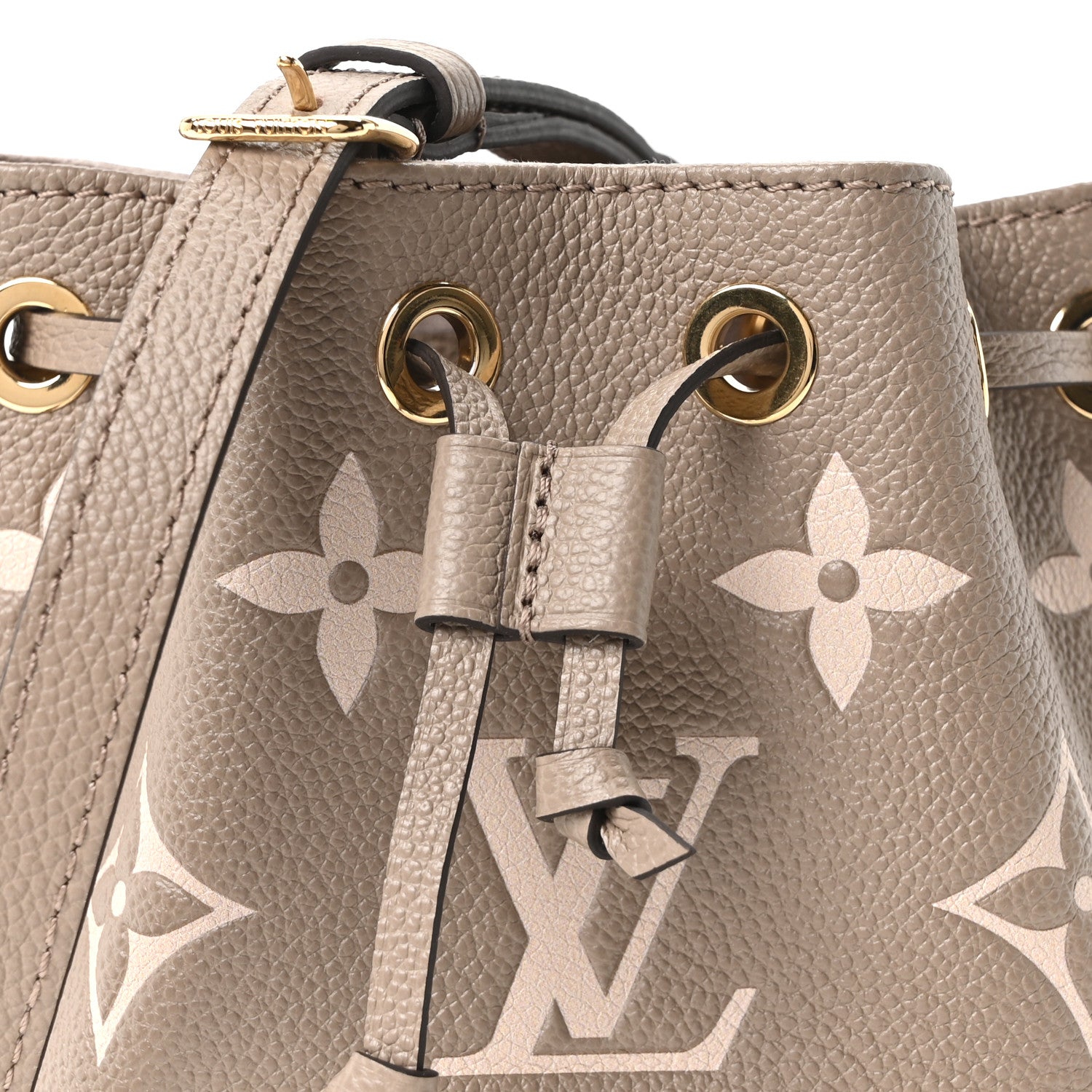Louis Vuitton Empreinte Monogram Giant Nano Noe Tourterelle Creme 6 of 8