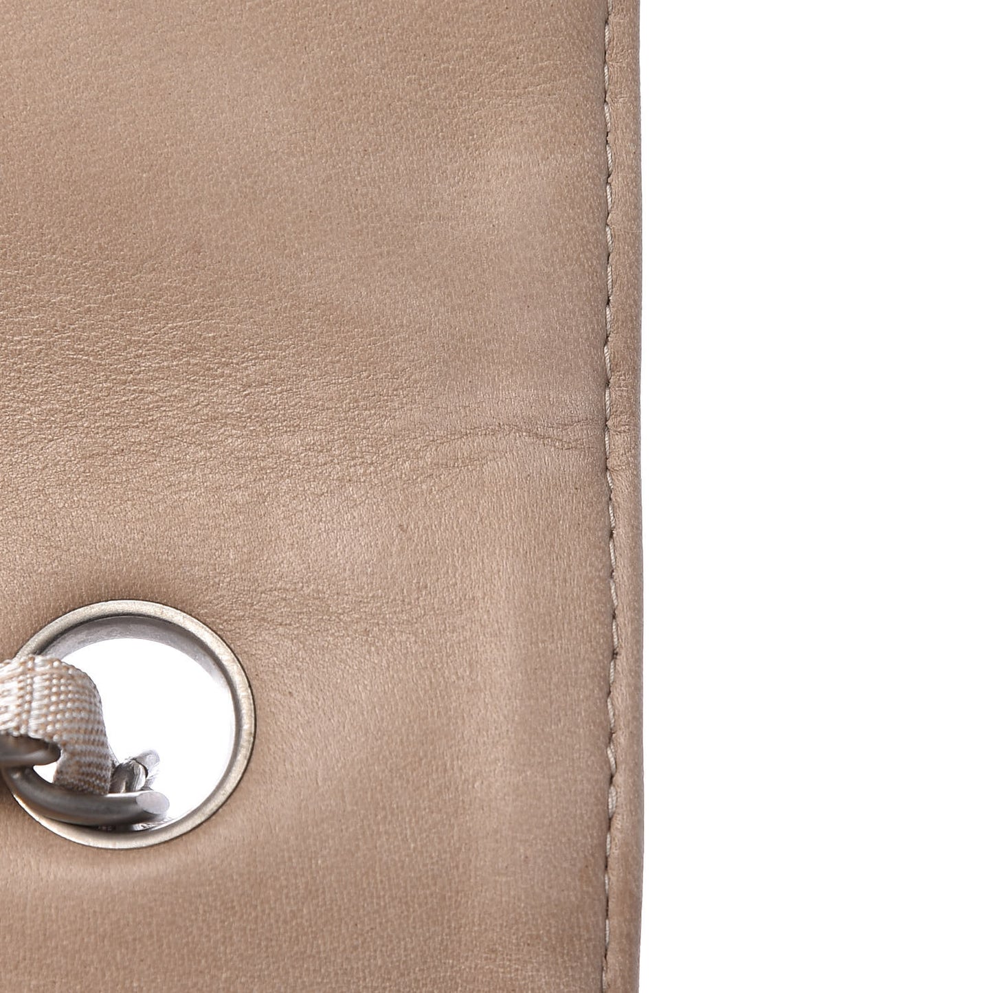 Nylon Medium Travel Flap Light Beige