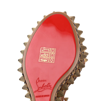 Christian Louboutin Calfskin Cordorella 110 Wedge Sandals 35 Version Cuoio 12 of 14