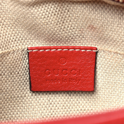 Gucci Pebbled Calfskin Small Soho Disco Bag Tabasco Red 6 of 14
