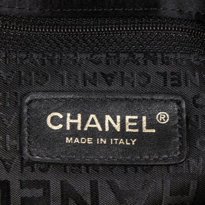 Chanel Satin XL Coco Cabas Black 6 of 7
