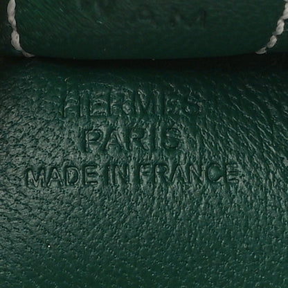 Hermes Milo Lambskin Grigri Rodeo Horse Bag Charm PM Vert Moyen 3 of 5