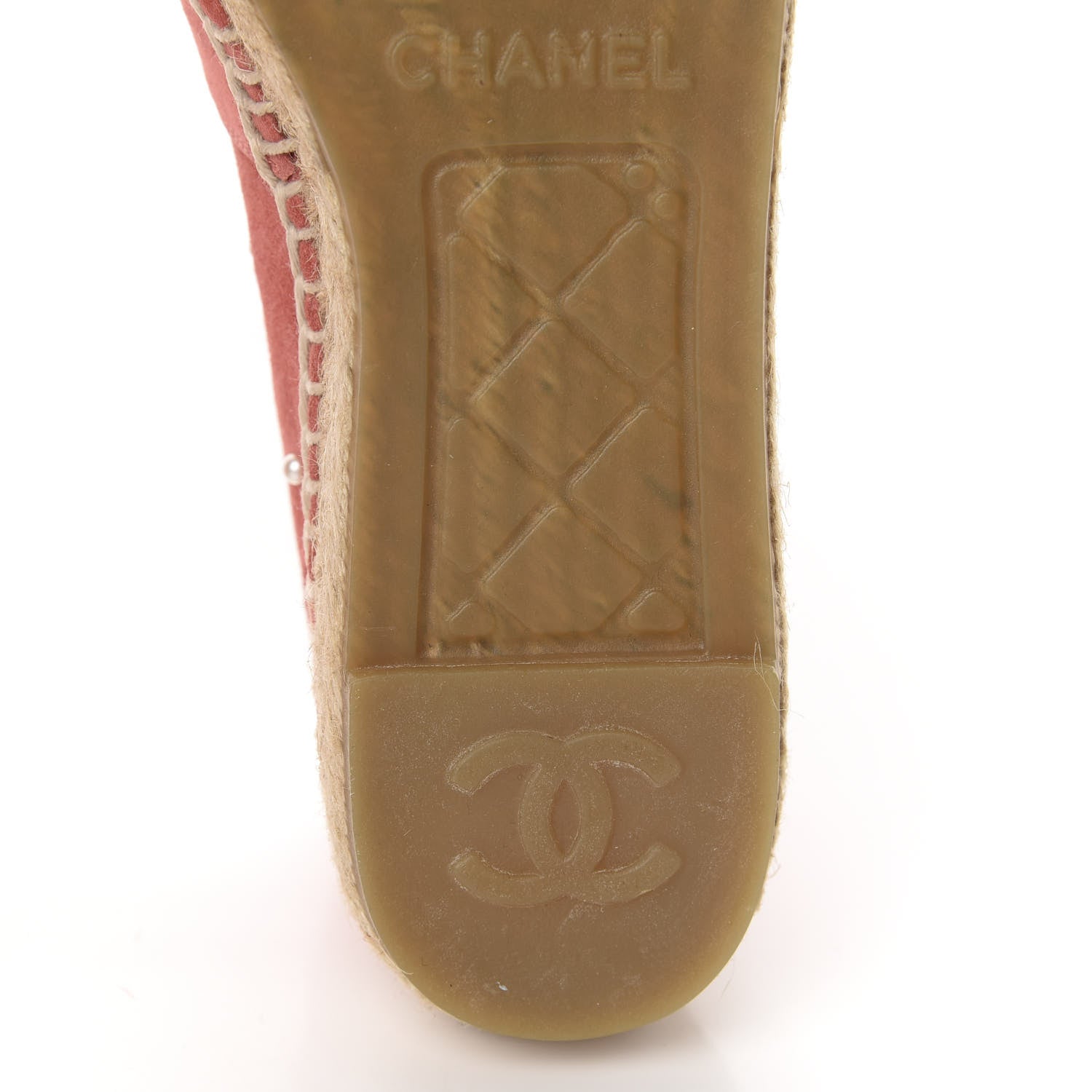 Chanel Suede Pearl CC Espadrilles 36 Pink 11 of 13