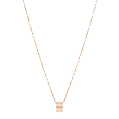 Gucci 18K Rose Gold Icon Twirl Necklace 1 of 6