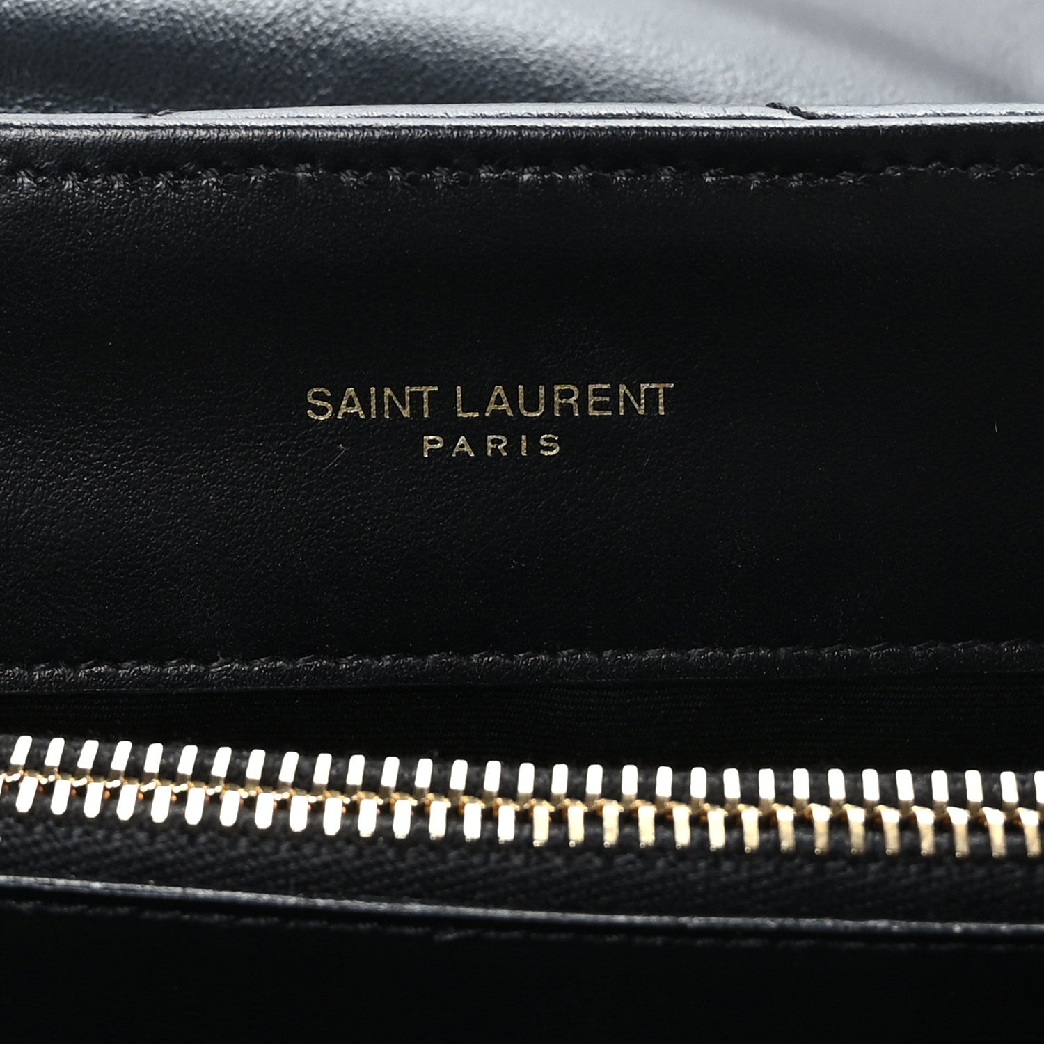 Saint Laurent Calfskin Y Quilted Monogram Medium Loulou Chain Satchel Black 7 of 9