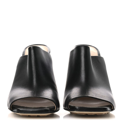 Bottega Veneta Lambskin Knot Mule Sandals 37 Black 3 of 9