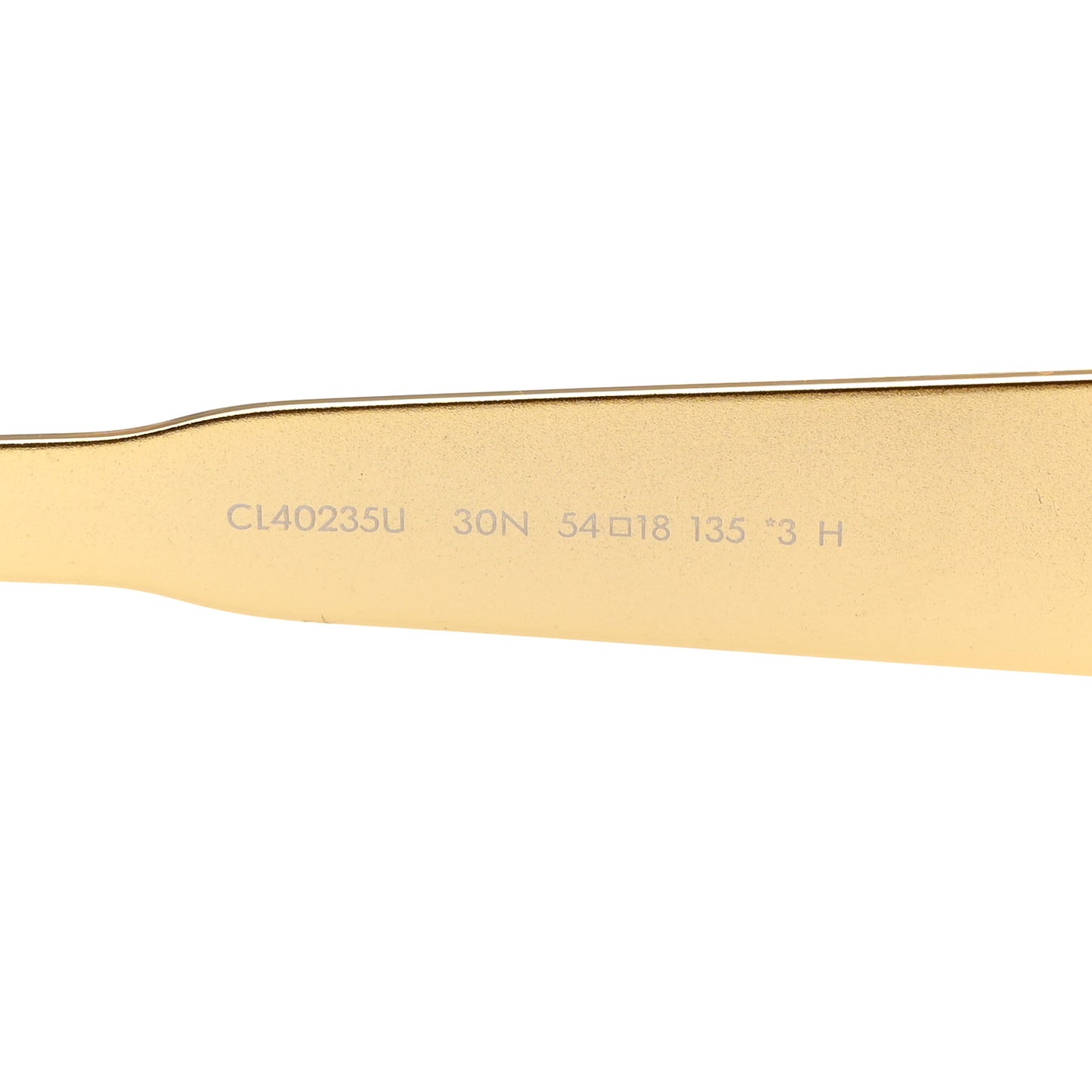 Metal Triomphe 01 Sunglasses CL40235U Gold Green