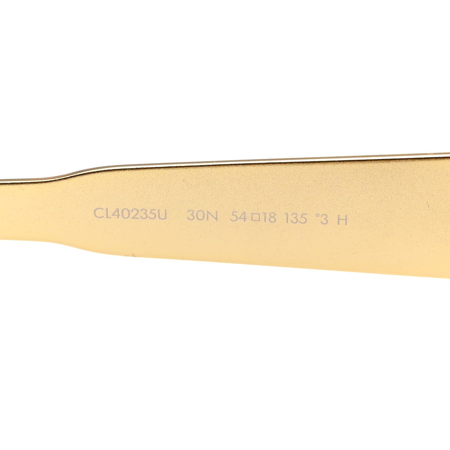 Celine Metal Triomphe 01 Sunglasses CL40235U Gold Green 5 of 7