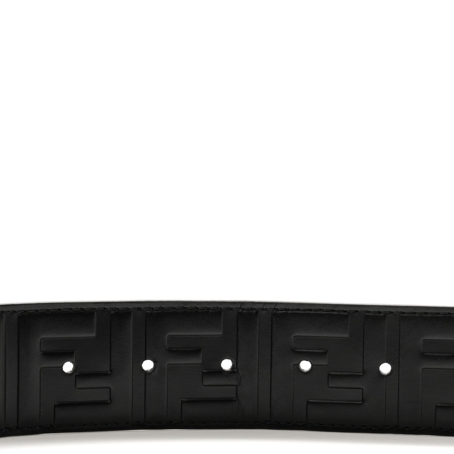 Fendi Calfskin F is Fendi FF 1974 Embossed Belt 90 36 Black 3 of 8