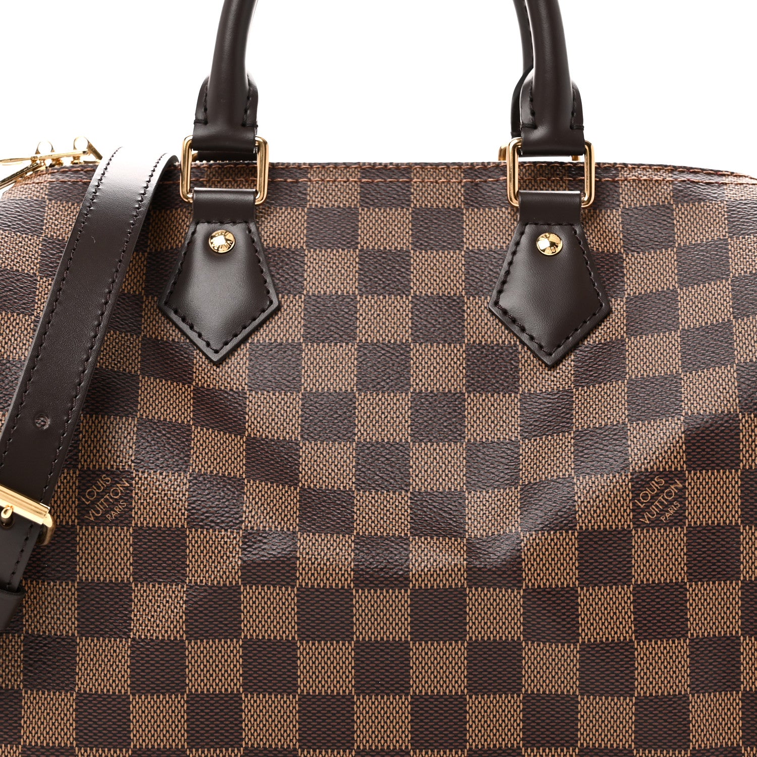 Louis Vuitton Damier Ebene Speedy Bandouliere 25 7 of 9