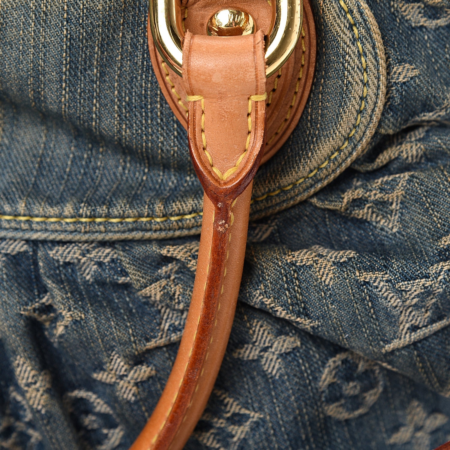 Louis Vuitton Denim Neo Cabby MM Blue 16 of 16