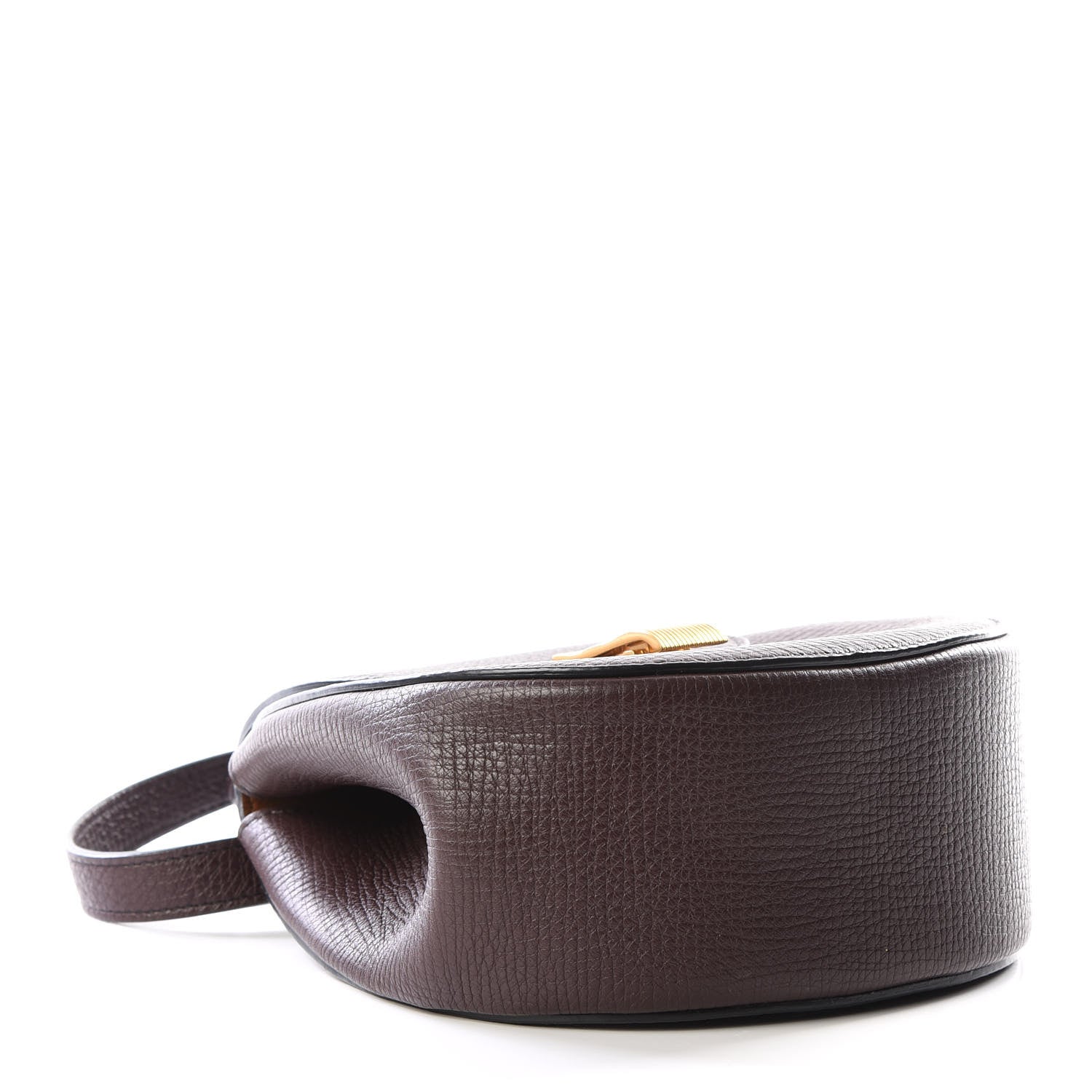 Bottega Veneta Palmellato Calfskin Rounded Belt Bag Oxblood 3 of 8