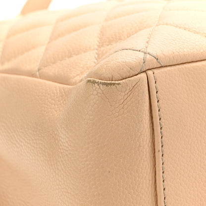 Chanel Caviar Quilted Grand Shopping Tote GST Beige Clair 11 of 16