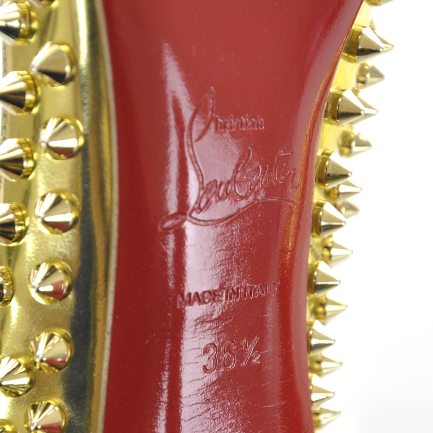 Christian Louboutin Patent Pigalle Spikes 120 Pumps 36.5 6 of 6