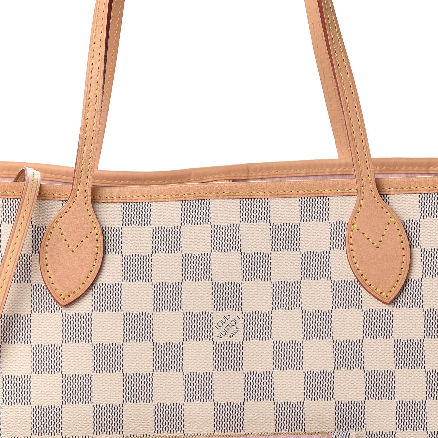 Louis Vuitton Damier Azur Neo Neverfull MM Rose Ballerine 11 of 11