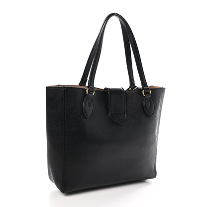 Gucci New Sakai Calfskin Lux Small Dahlia Tote Black 4 of 11