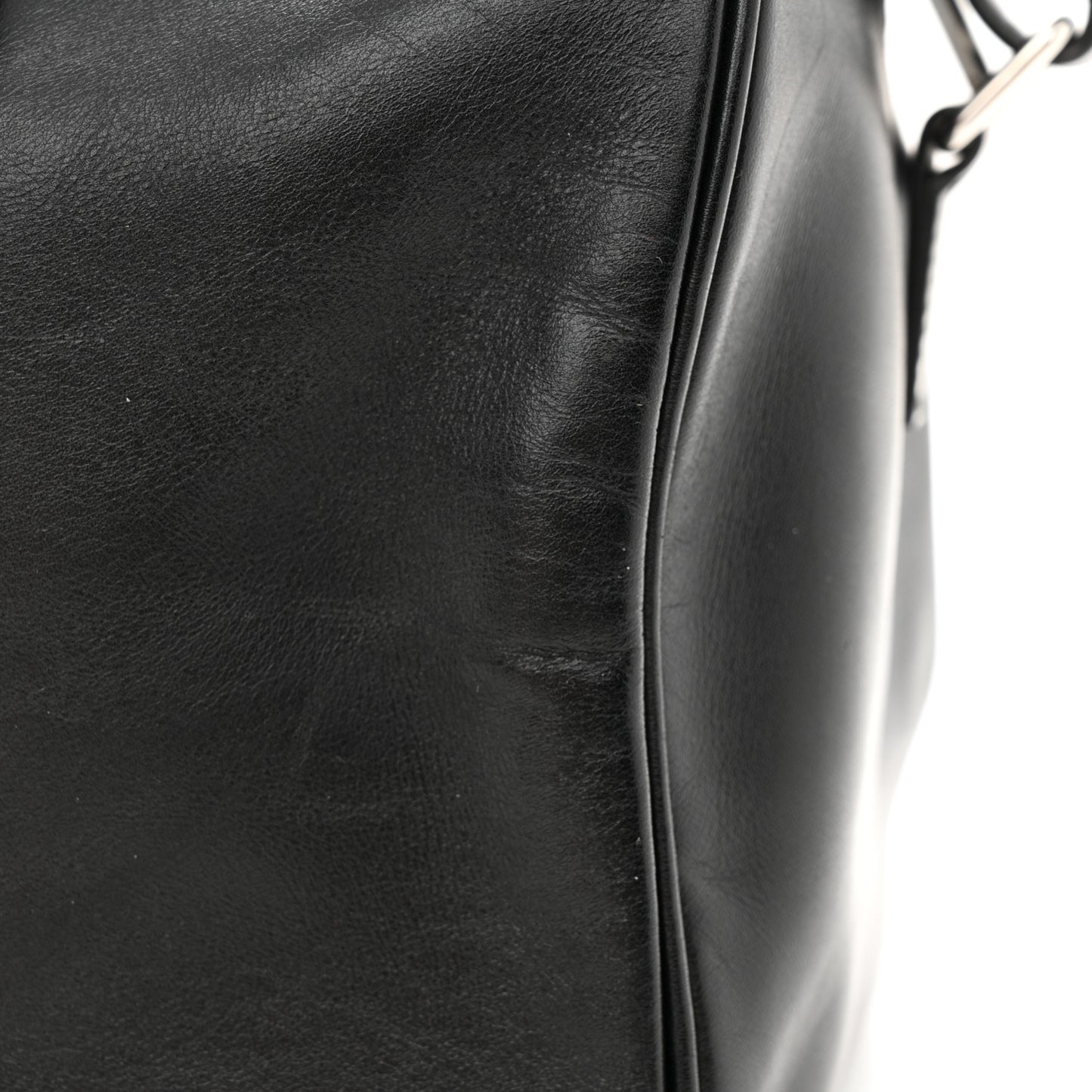 Calfskin Studded Classic Duffle 6 Black