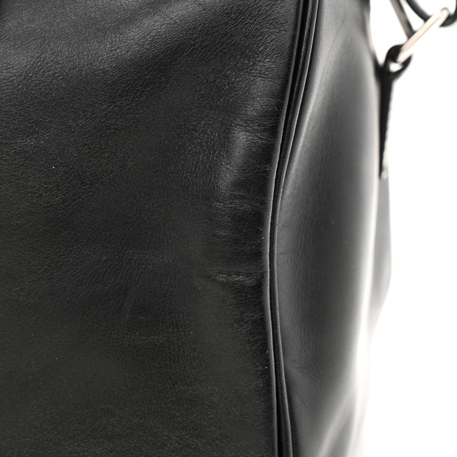 Saint Laurent Calfskin Studded Classic Duffle 6 Black 10 of 12