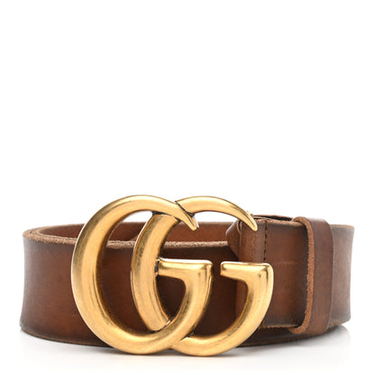 Gucci Faded Calfskin Double G 40mm Belt 85 34 Cuir 1 of 6