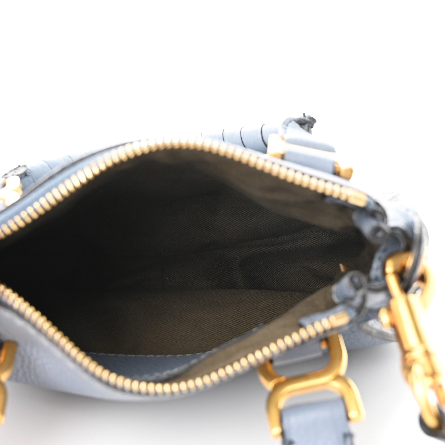 Chloe Calfskin Mini Marcie Satchel Washed Blue 5 of 9