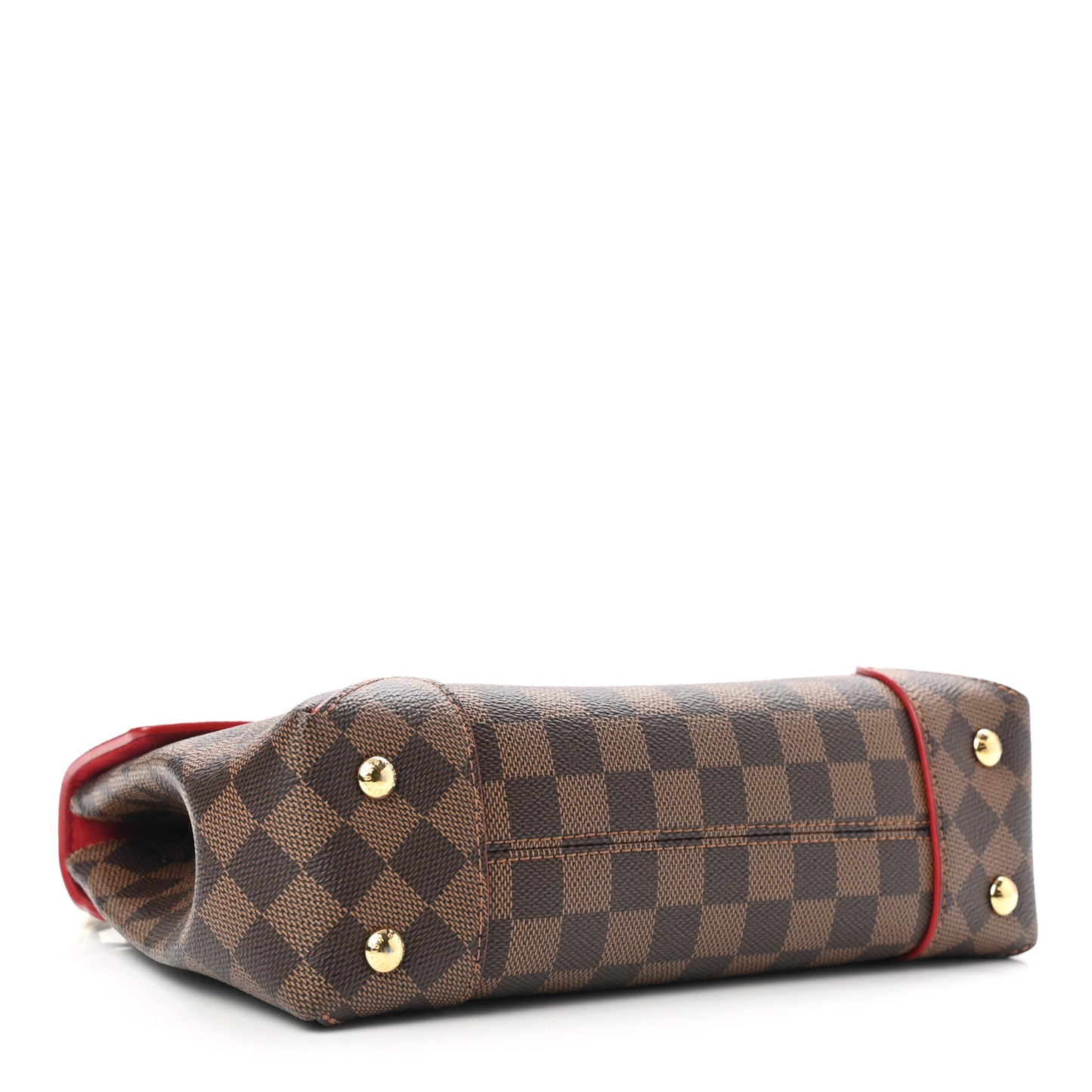 Damier Ebene Caissa Clutch Cherry