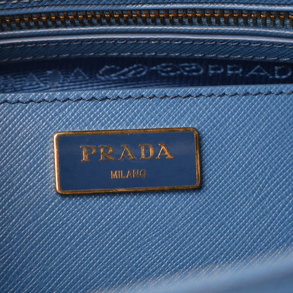 Prada Saffiano Medium Galleria Double Zip Tote Cobalto 7 of 14